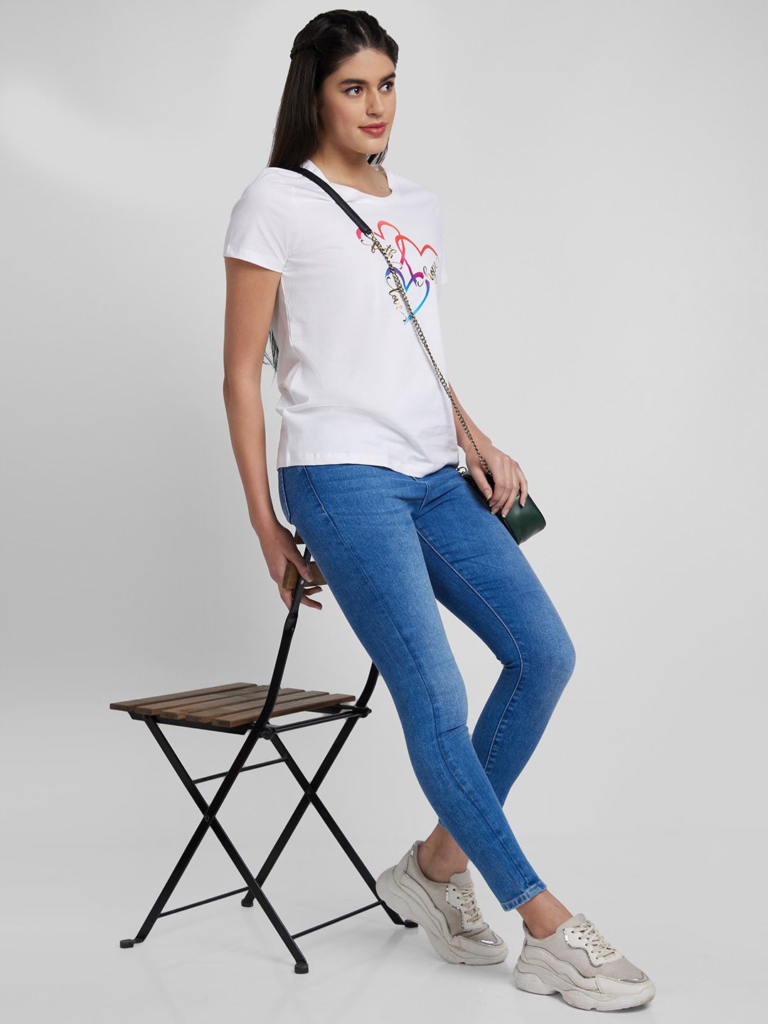 SPYKAR Typography Printed Cotton T-shirt