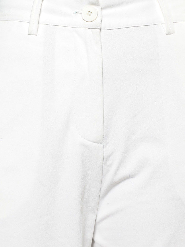 Campus Sutra Women Relaxed Loose Fit Easy Wash Cargos Trousers