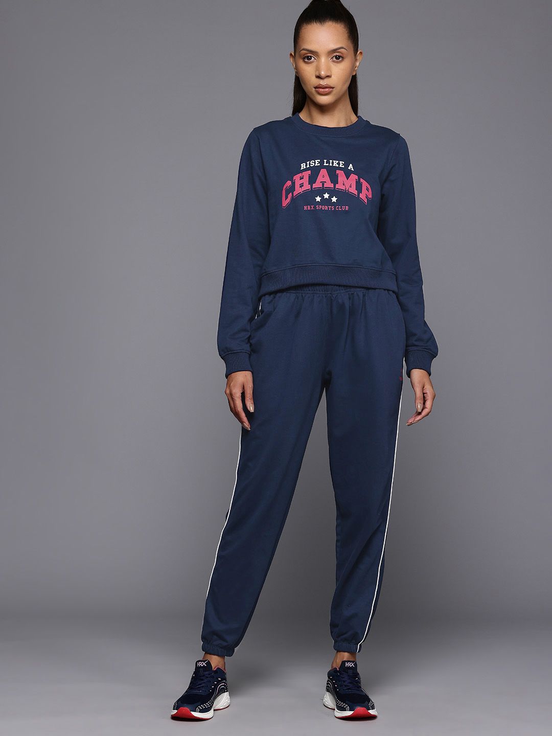 HRX by Hrithik Roshan Women Printed Lifestyle Tracksuit