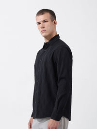 The Indian Garage Co Men Relaxed Fit Solid Dobby Resort Wear Shirt