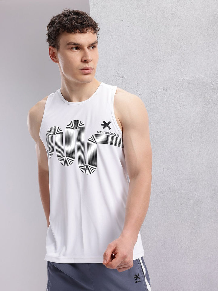 HRX by Hrithik Roshan Men Printed Rapid-Dry Running T-shirt