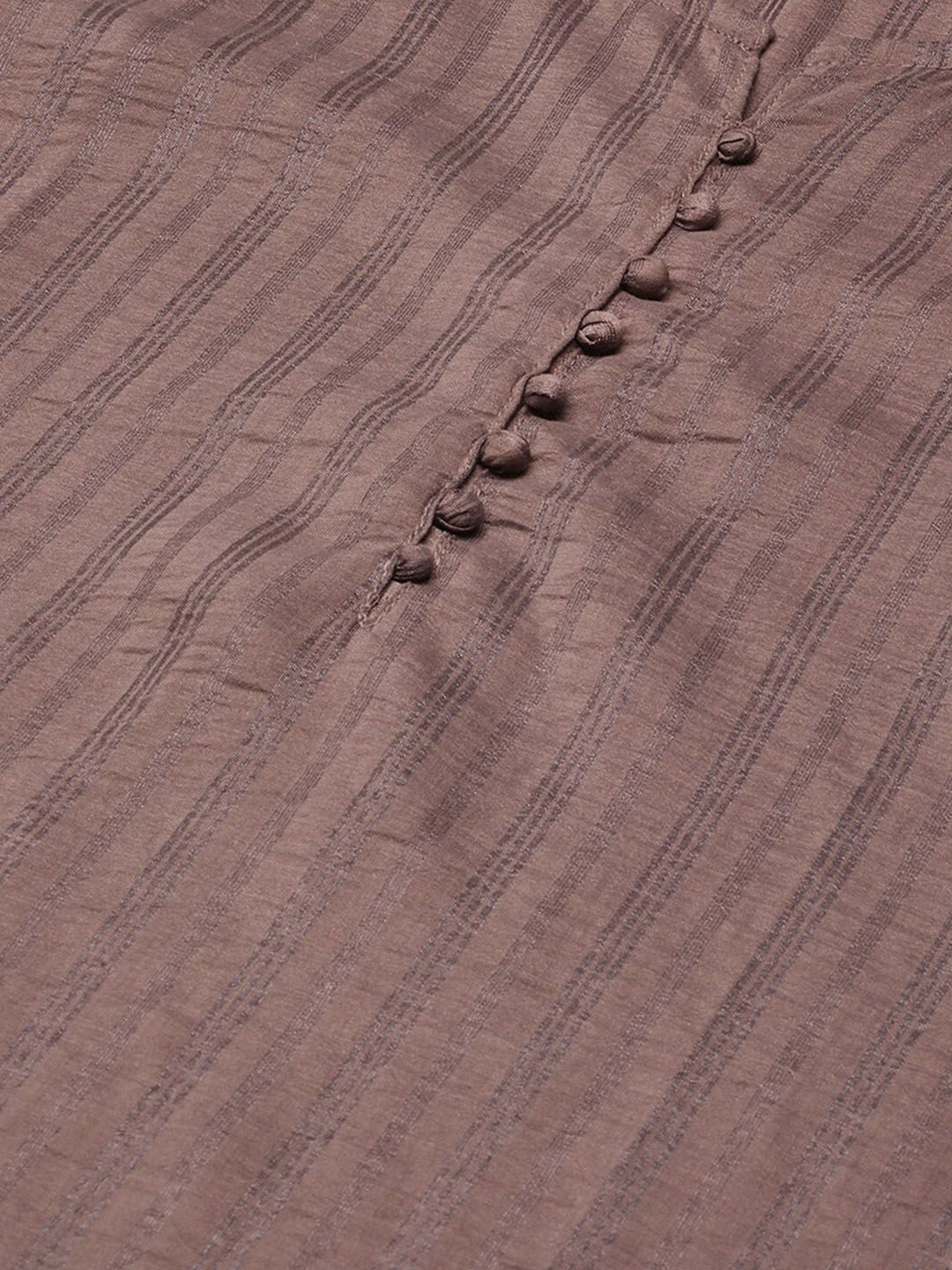 KALINI Striped Straight Kurta with Trousers