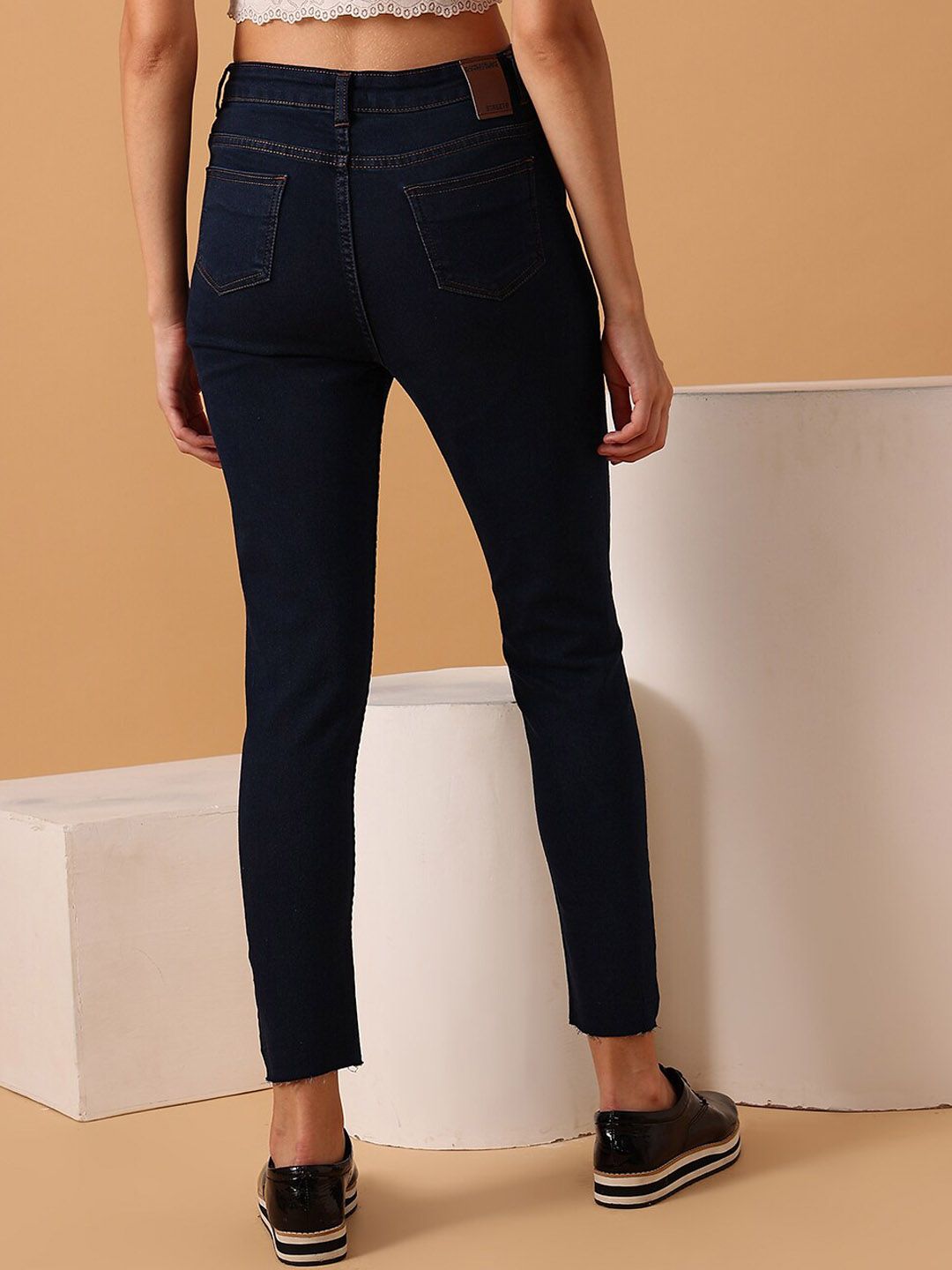 STREET 9 BASICS Women Narrow Skinny Fit Clean Look Stretchable Jeans