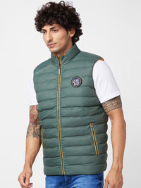 SPYKAR Mock Collar Puffer Jacket