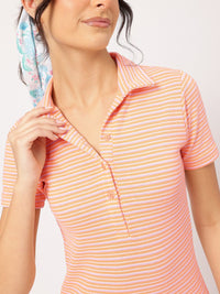 DressBerry Sporty Chic Striped T-shirt Dress