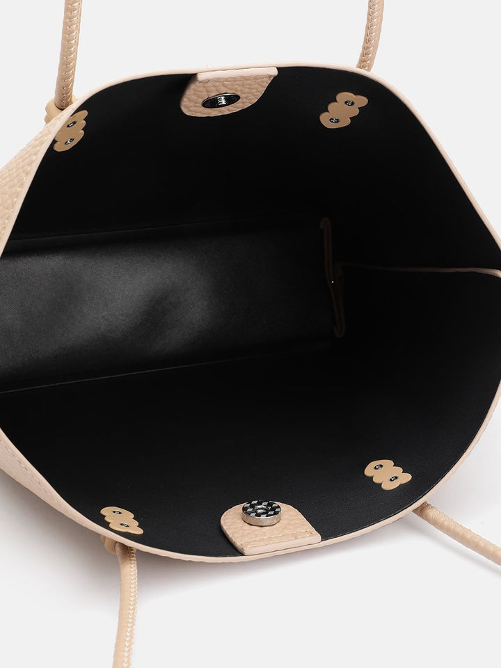 DressBerry Structured Shoulder Bag with Pouch