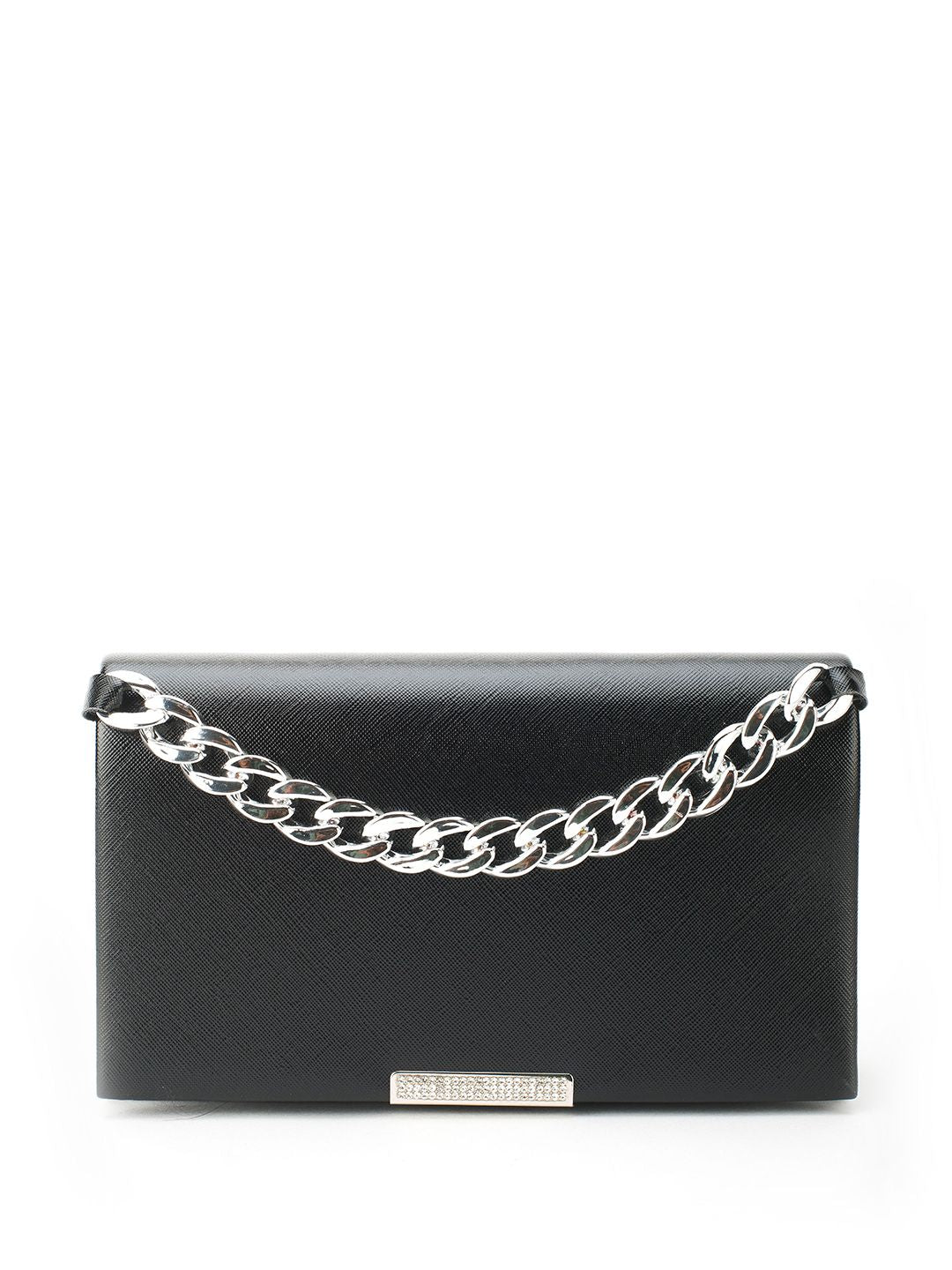 Lino Perros Purse Clutch with Link Chain Detail