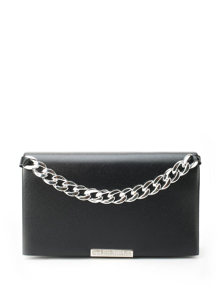 Lino Perros Purse Clutch with Link Chain Detail
