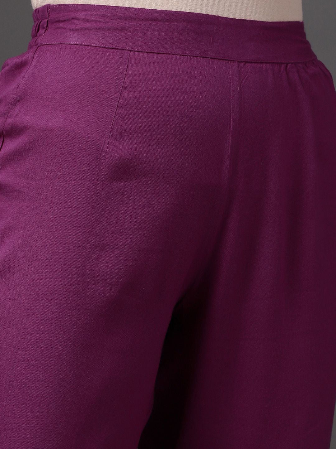 Anouk Zari Woven Design Kurta with Trousers & Dupatta