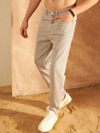 DENNISON Men Comfort Mom Fit Clean Look Cotton Jeans