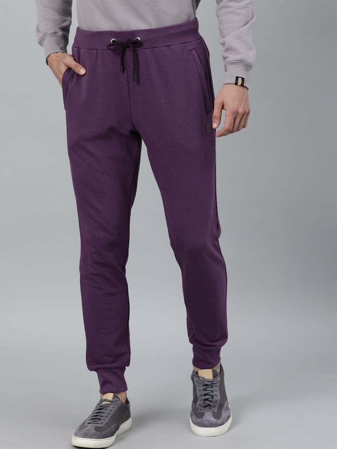 RARE RABBIT Men Arvon Slim Fit Solid Jogger