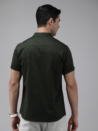 SPYKAR Pure Cotton Slim Fit Opaque Casual Shirt
