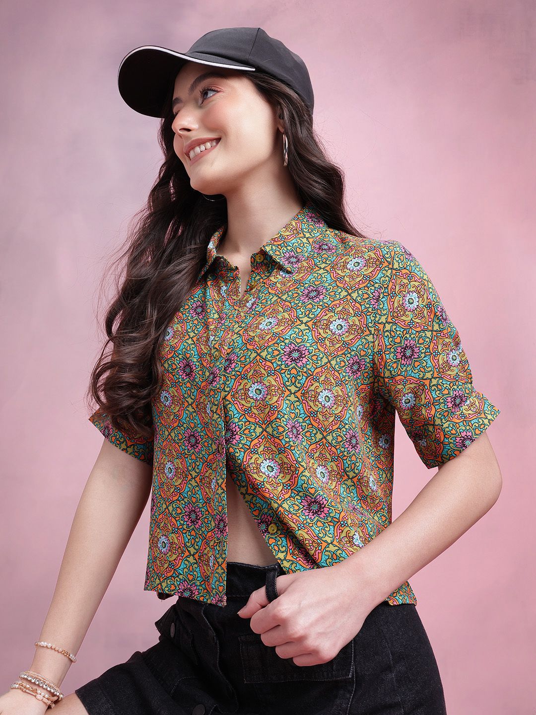 DressBerry Women Printed Casual Shirt