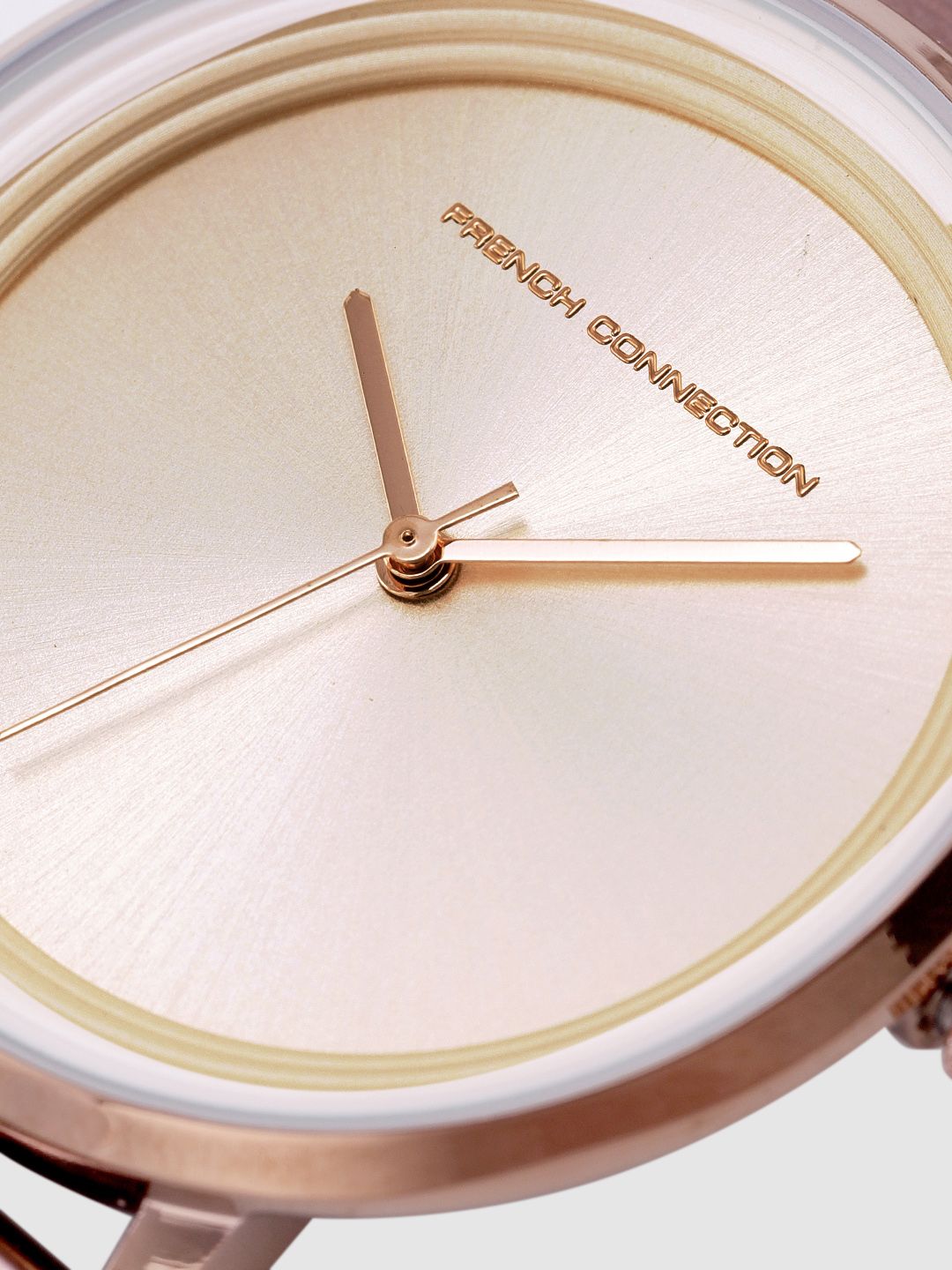 Sambungan Perancis Wanita Rose Gold-toned Analogue Watch FCN0001H