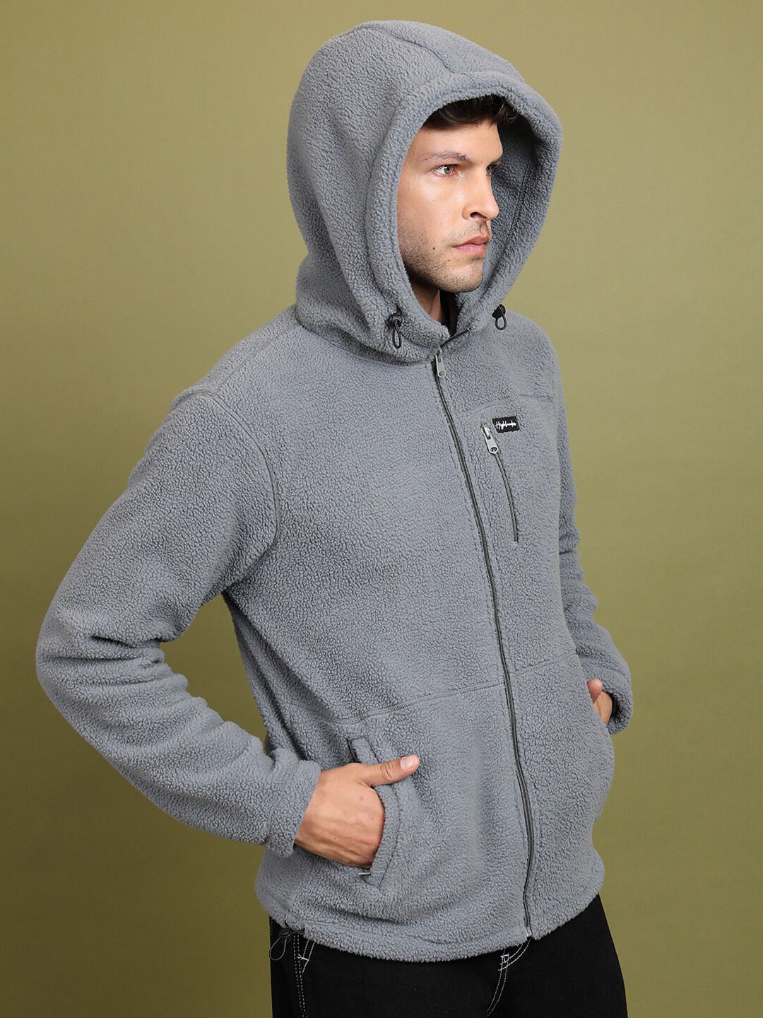 HIGHLANDER Front Open Hooded Sweatshirt