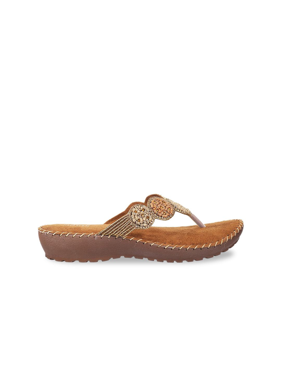 Mochi Embellished Wedge Flats
