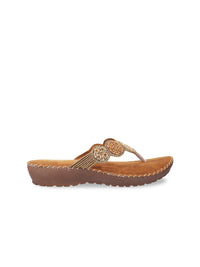 Mochi Embellished Wedge Flats