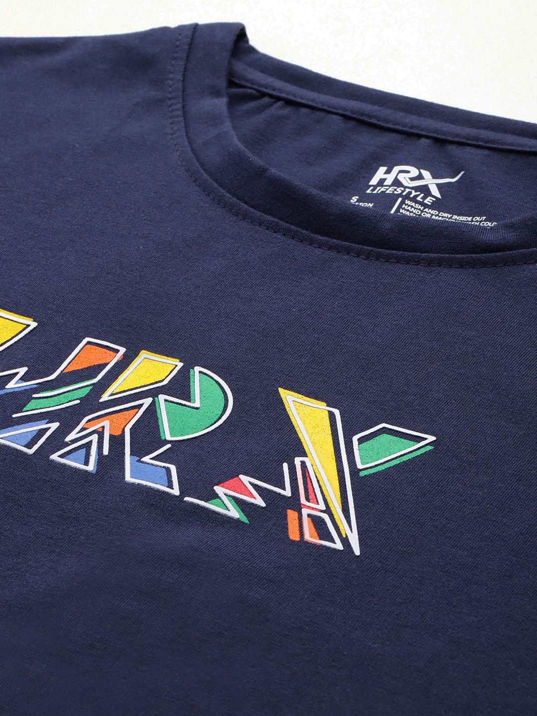 HRX by Hrithik Roshan Typography Printed Drop-Shoulder Sleeves Lifestyle T-shirt