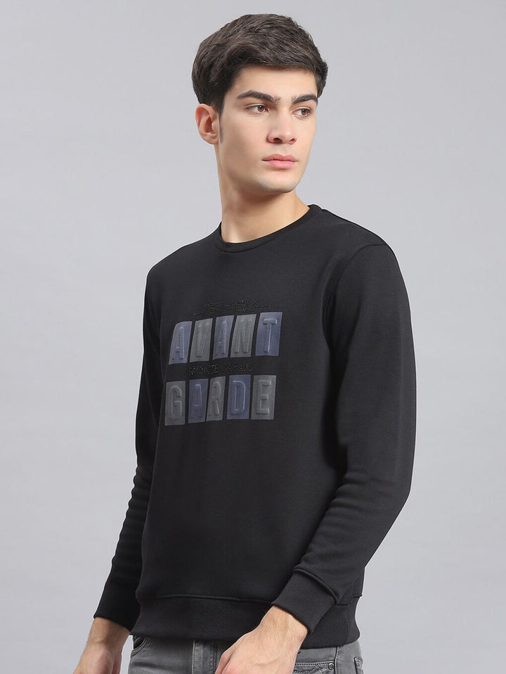 Monte Carlo Typography Printed Pullover Sweatshirt