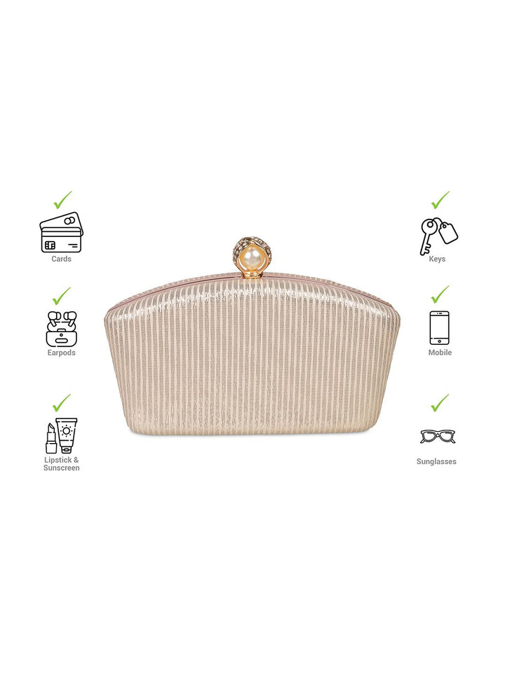 Metro Embellished Box Clutch