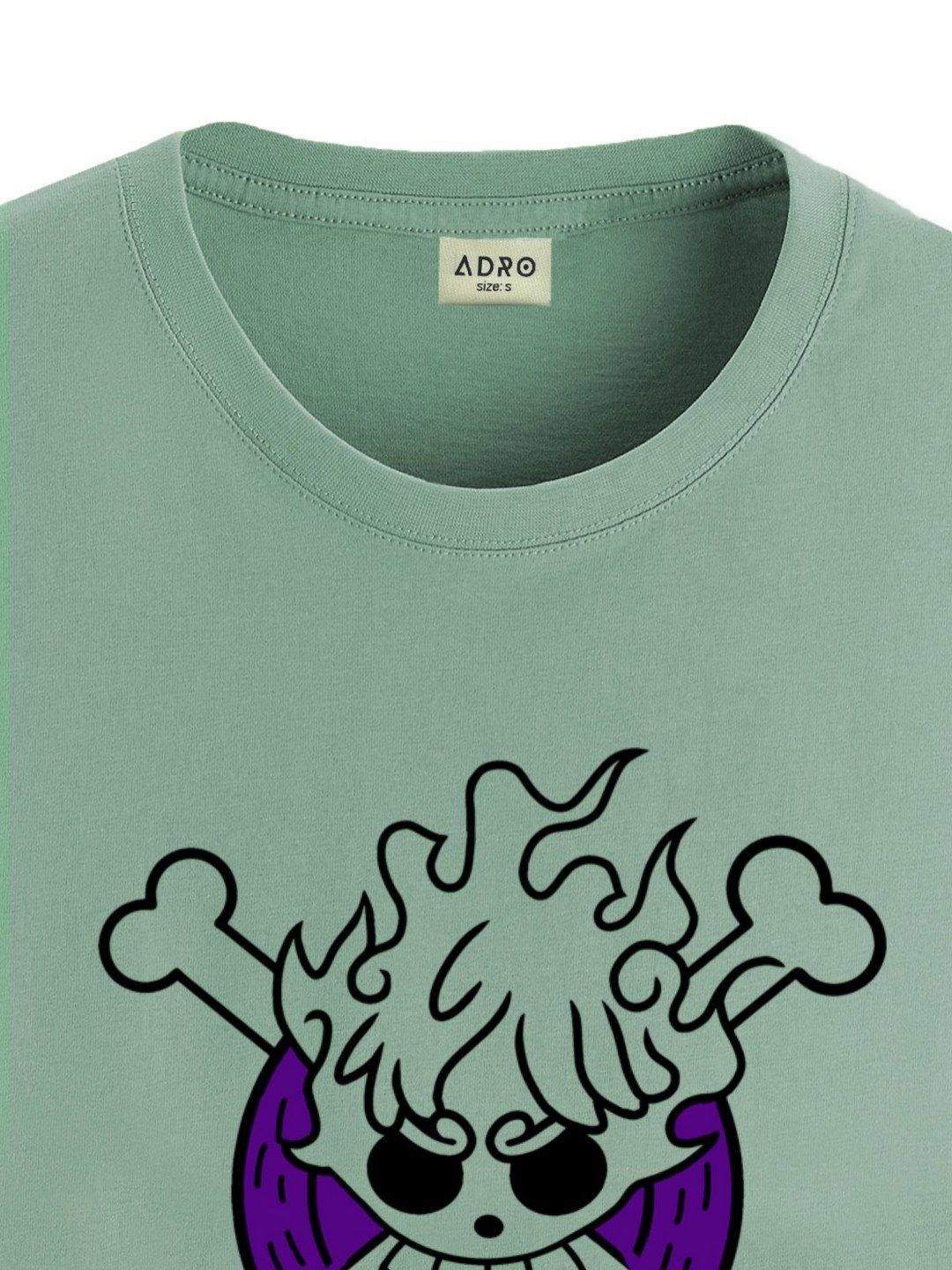 ADRO Men Printed Applique T-shirt