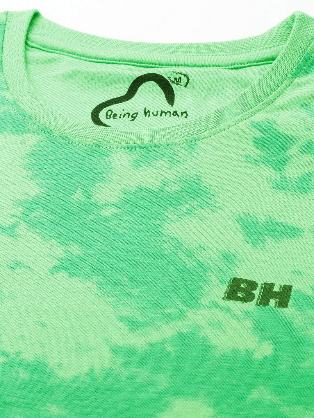 Being Human Tie and Dye Pure Cotton T-shirt
