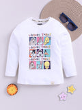 Happy Faces Boys Looney Tunes Printed Pure Cotton T-shirt