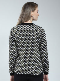 Monte Carlo Women Checked Woollen Cardigan