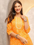 Anouk Women Ethnic Motifs Printed Regular Sequinned Pure Cotton Kurta with Trousers & With Dupatta