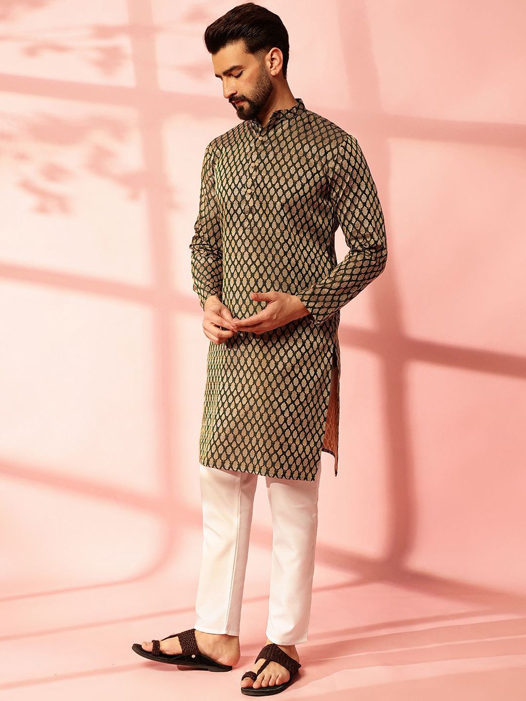 Anouk Men Regular Kurta with Pyjamas