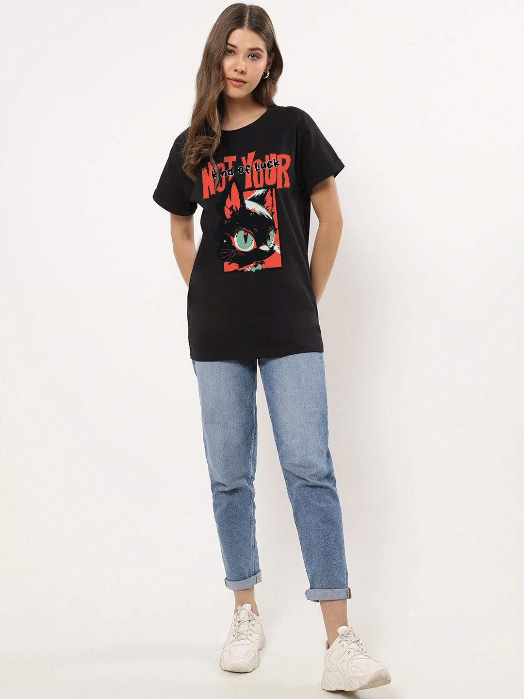 T-shirt dicetak wanita bewakoof
