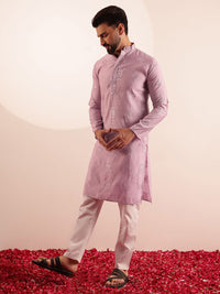 SOJANYA Men Embroidered Mirror Work Kurta