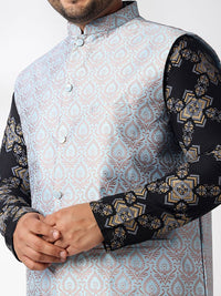 SOJANYA PLUS Woven Design Nehru Jacket