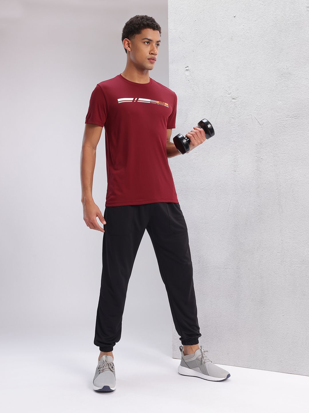 HRX by Hrithik Roshan Printed Rapid-Dry Training T-shirt
