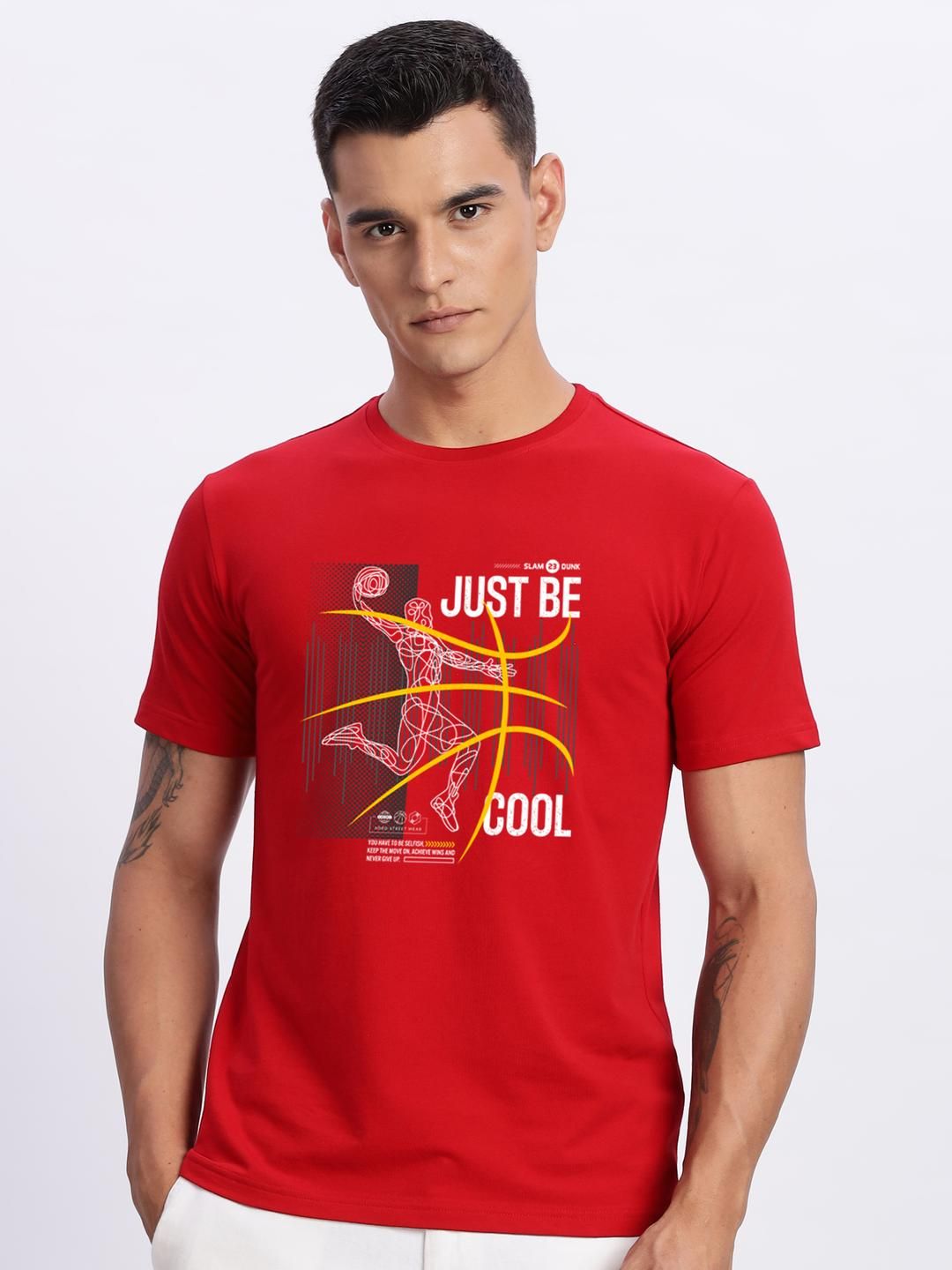 ADRO Men Red Tshirts