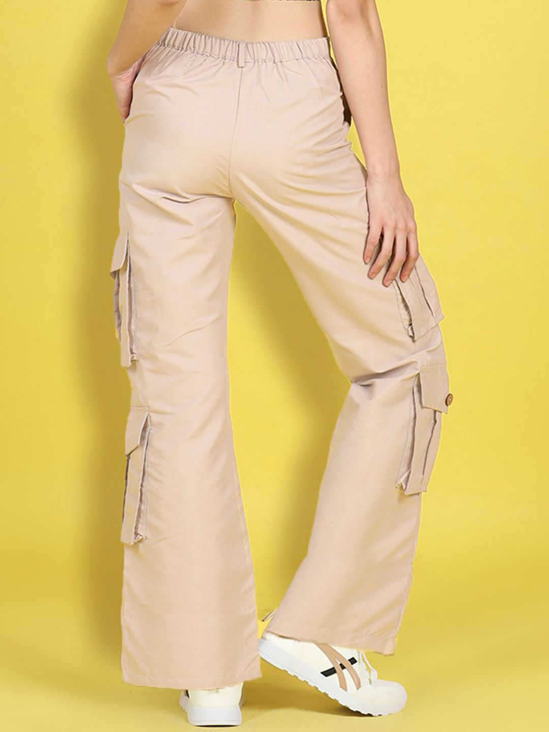 Cutiekins Girls Regular Fit Mid-Rise Easy Wash Cargos