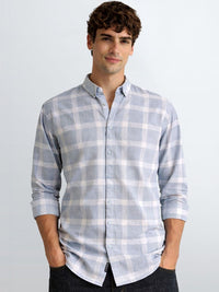 ADRO Men Standard Gingham Checks Checked Casual Shirt