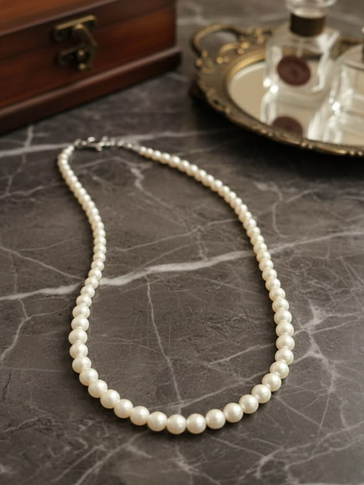 PANASH Pearls Beaded Minimal Necklace