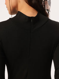 DressBerry Midnight Muse High Slit Bodycon Dress