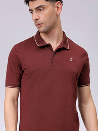 The Indian Garage Co Men Polo Collar Pockets T-shirt