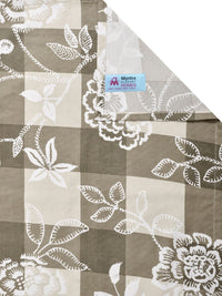 Myntra Elegant Homes Beige Floral 300 TC Single Bedsheet with 1 Pillow Covers