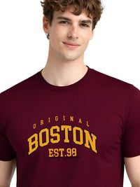 ADRO Men Typography Printed T-shirt