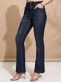 Tokyo Talkies Women Flared Light Fade Stretchable Jeans