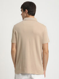 THE BEAR HOUSE Polo Collar Slim Fit Pure Cotton T-shirt