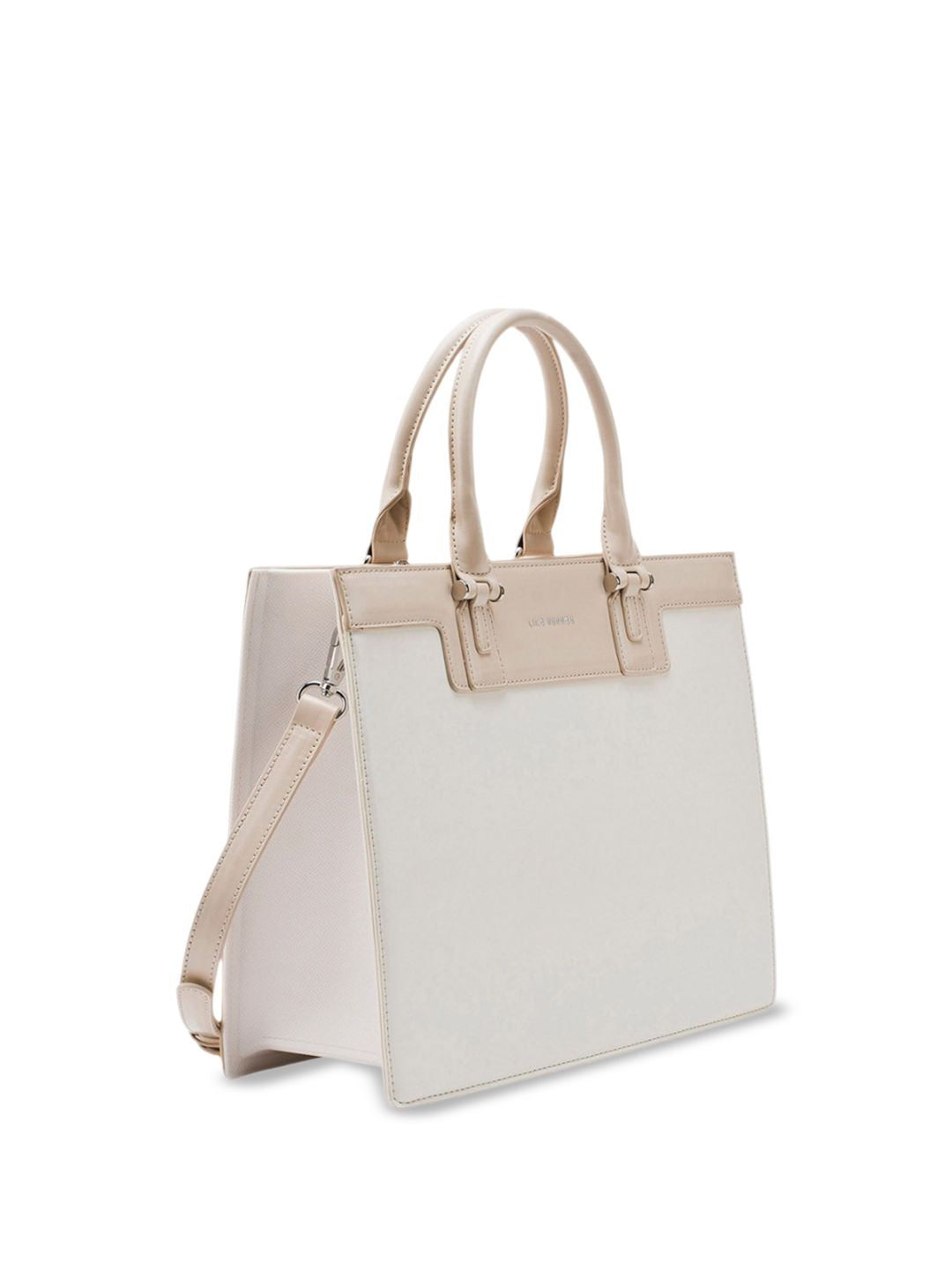 Lino Perros Structured Satchel with Applique
