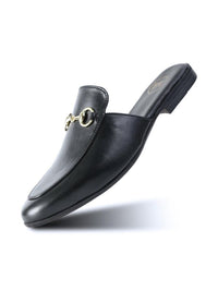 MONKSTORY Horsebit Classic Mules - Hitam