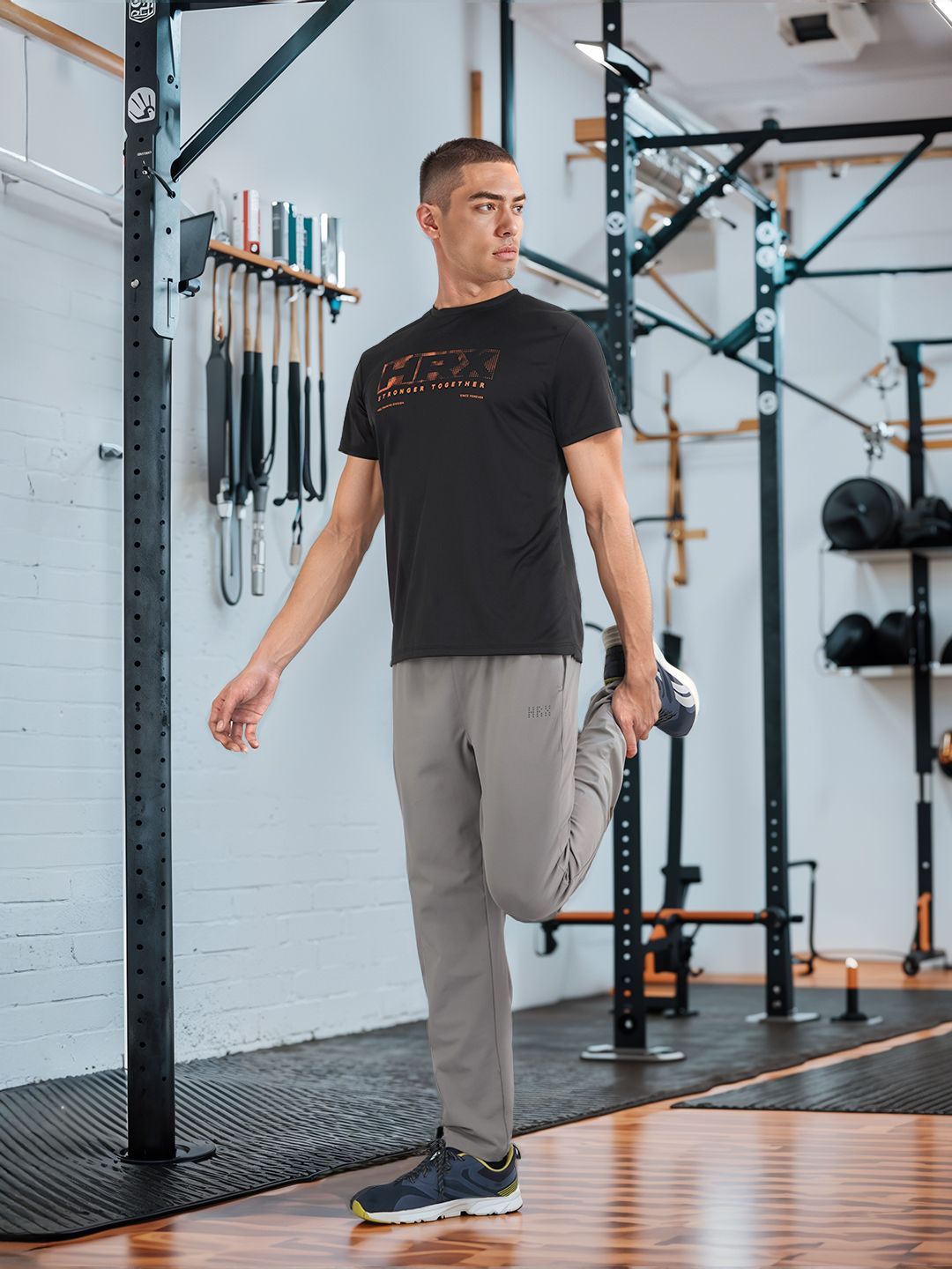 HRX by Hrithik Roshan Twin Collection Rapid-Dry Printed Training T-shirt