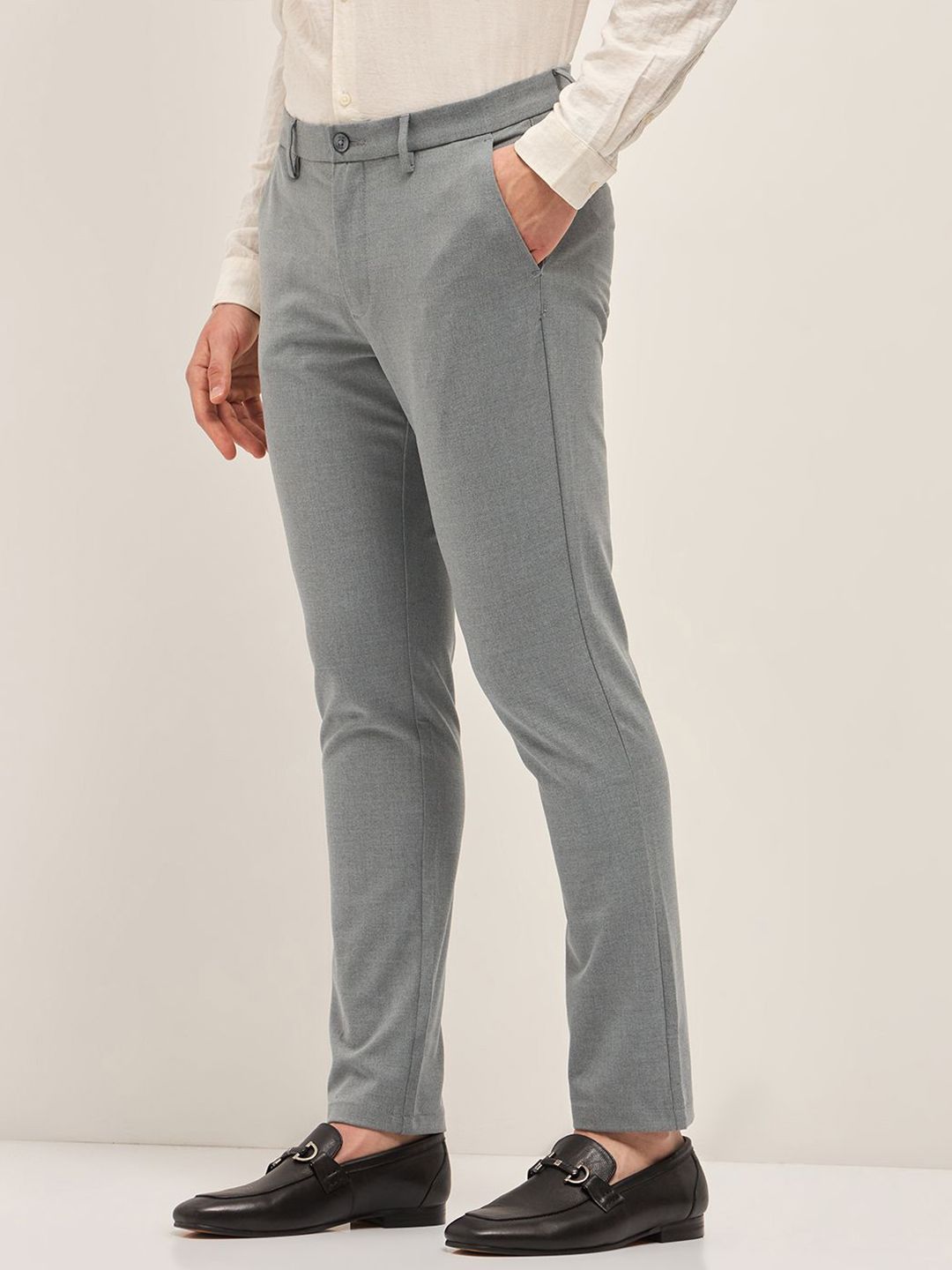 THE BEAR HOUSE Men Slim Fit Trousers