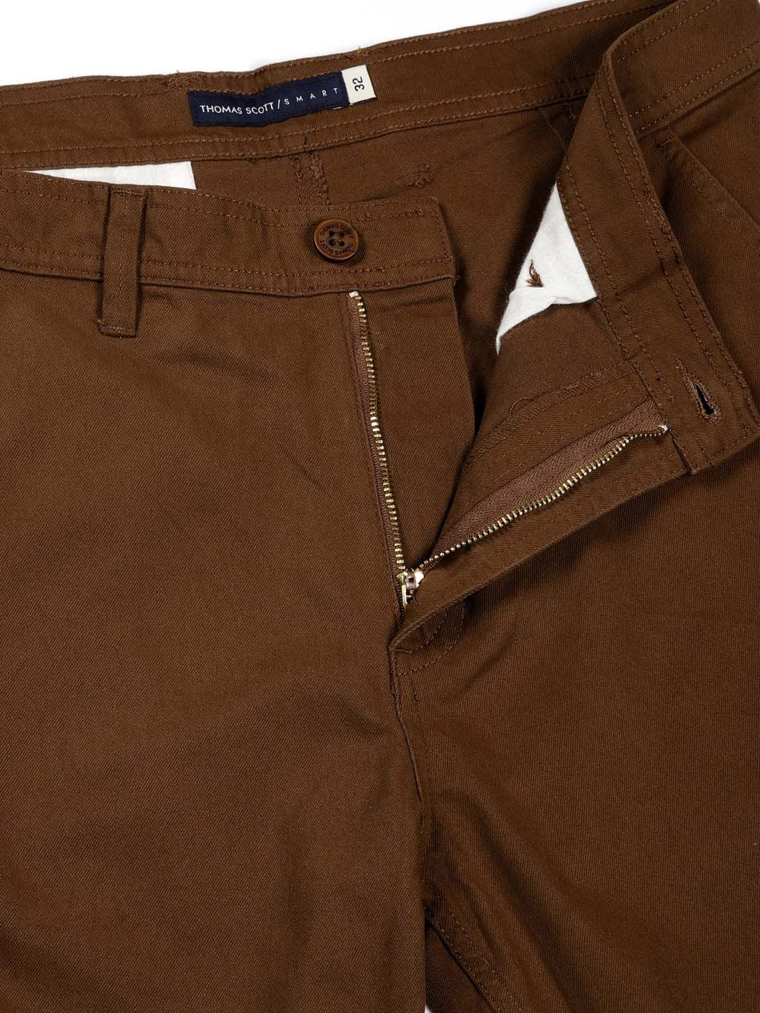 Thomas Scott Men Smart Slim Fit Easy Wash Trousers