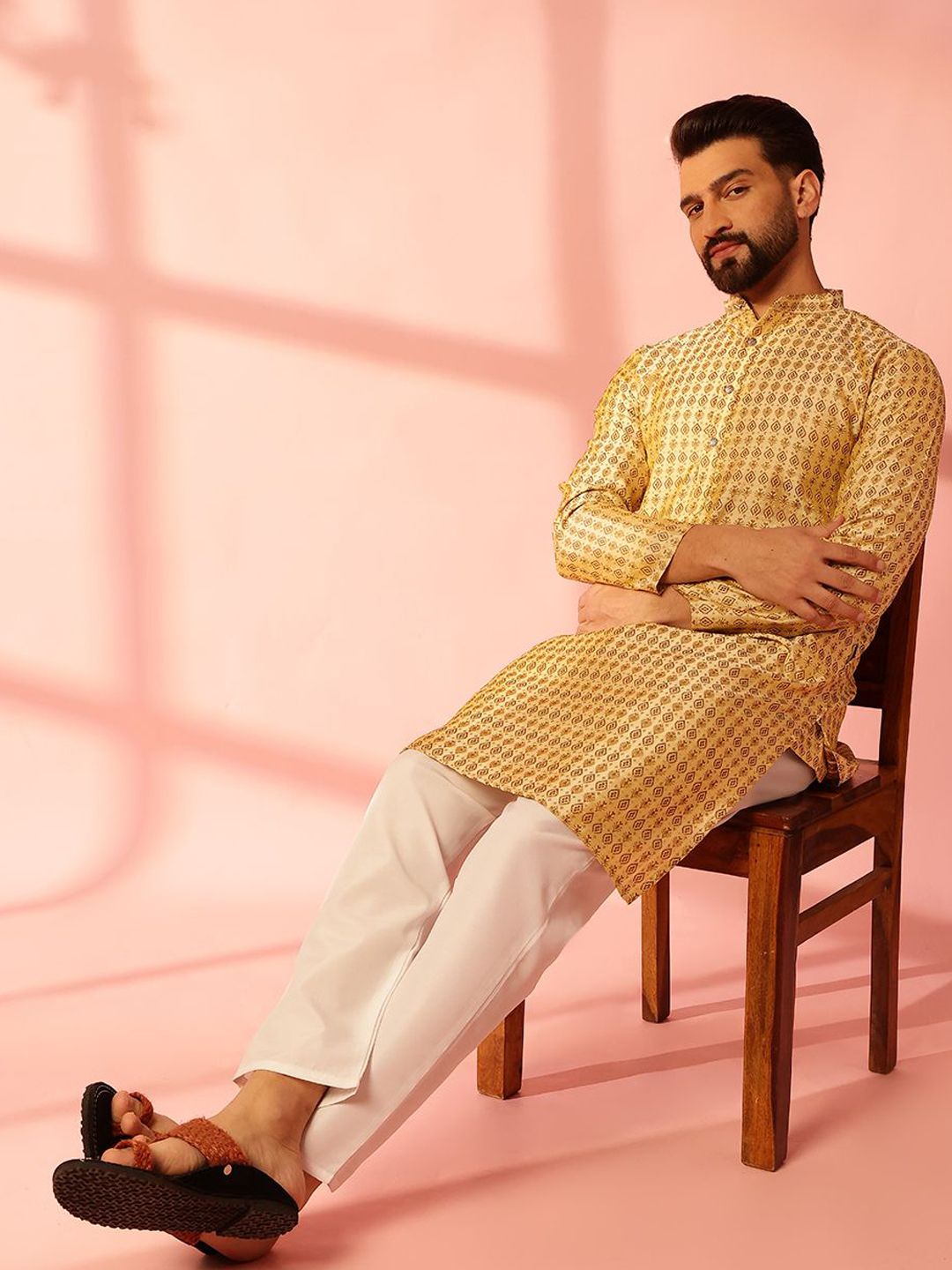 Anouk Men Regular Kurta with Pyjamas